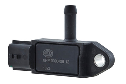 HELLA Sensor, exhaust pressure - 3-pin connector - Bolted 6PP009409-121