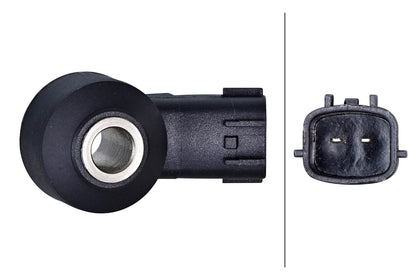 HELLA Knock Sensor - 12V - 2-pin connector 6PG013114-331