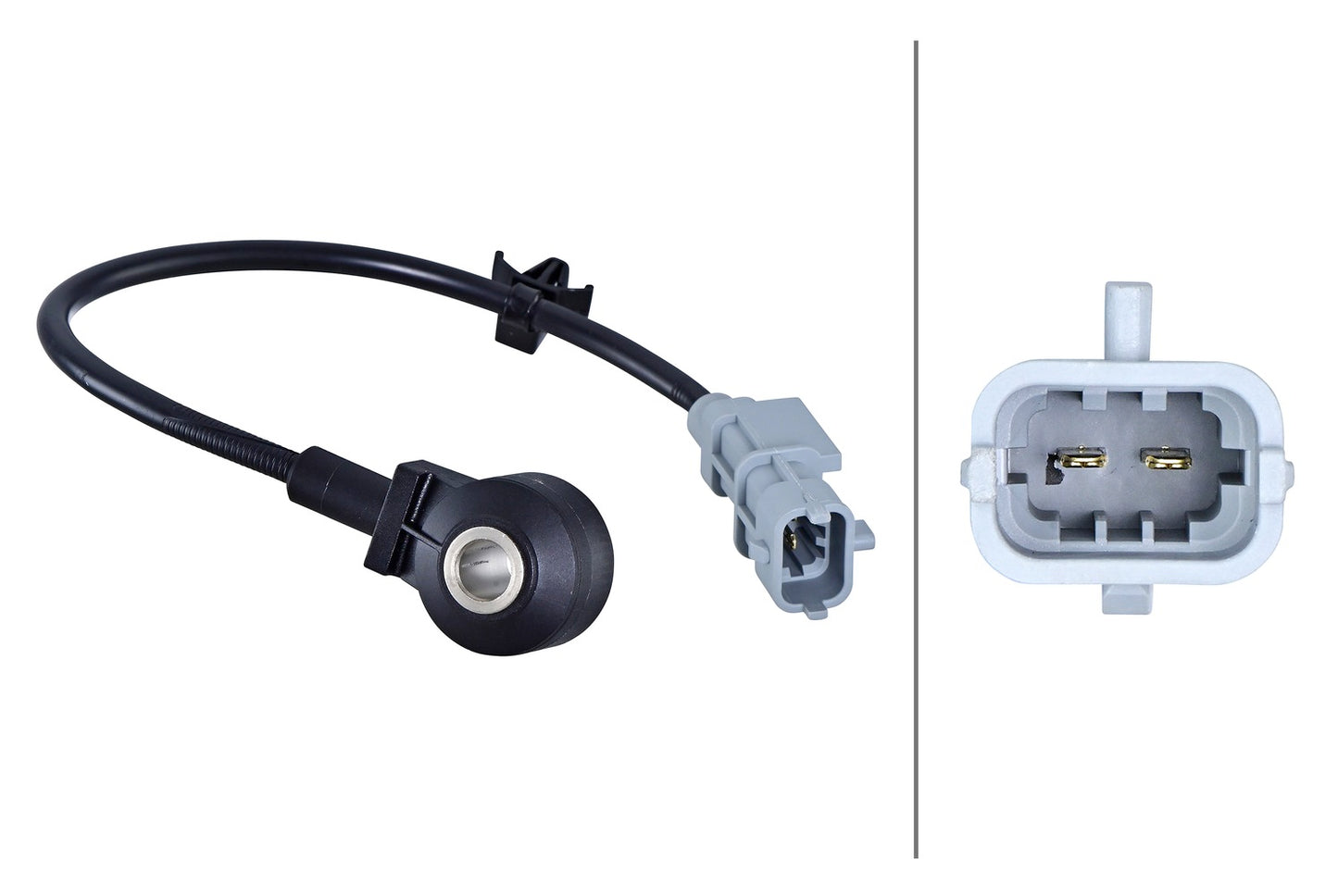 HELLA Knock Sensor - 12V - 2-pin connector 6PG013114-381