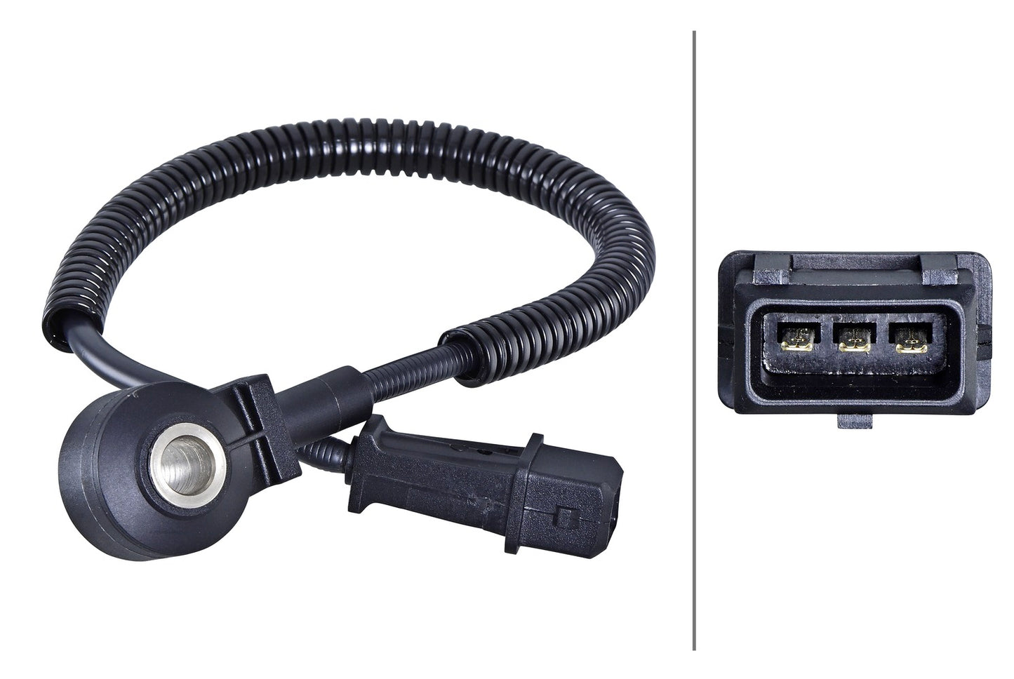 HELLA Knock Sensor - 12V - 2-pin connector 6PG013114-461