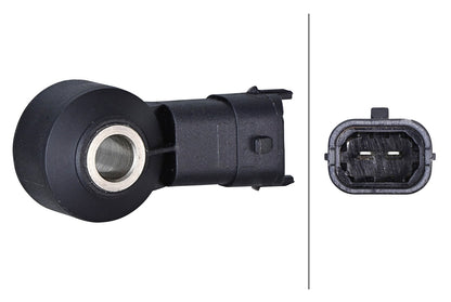 HELLA Knock Sensor - 12V - 2-pin connector 6PG013114-471