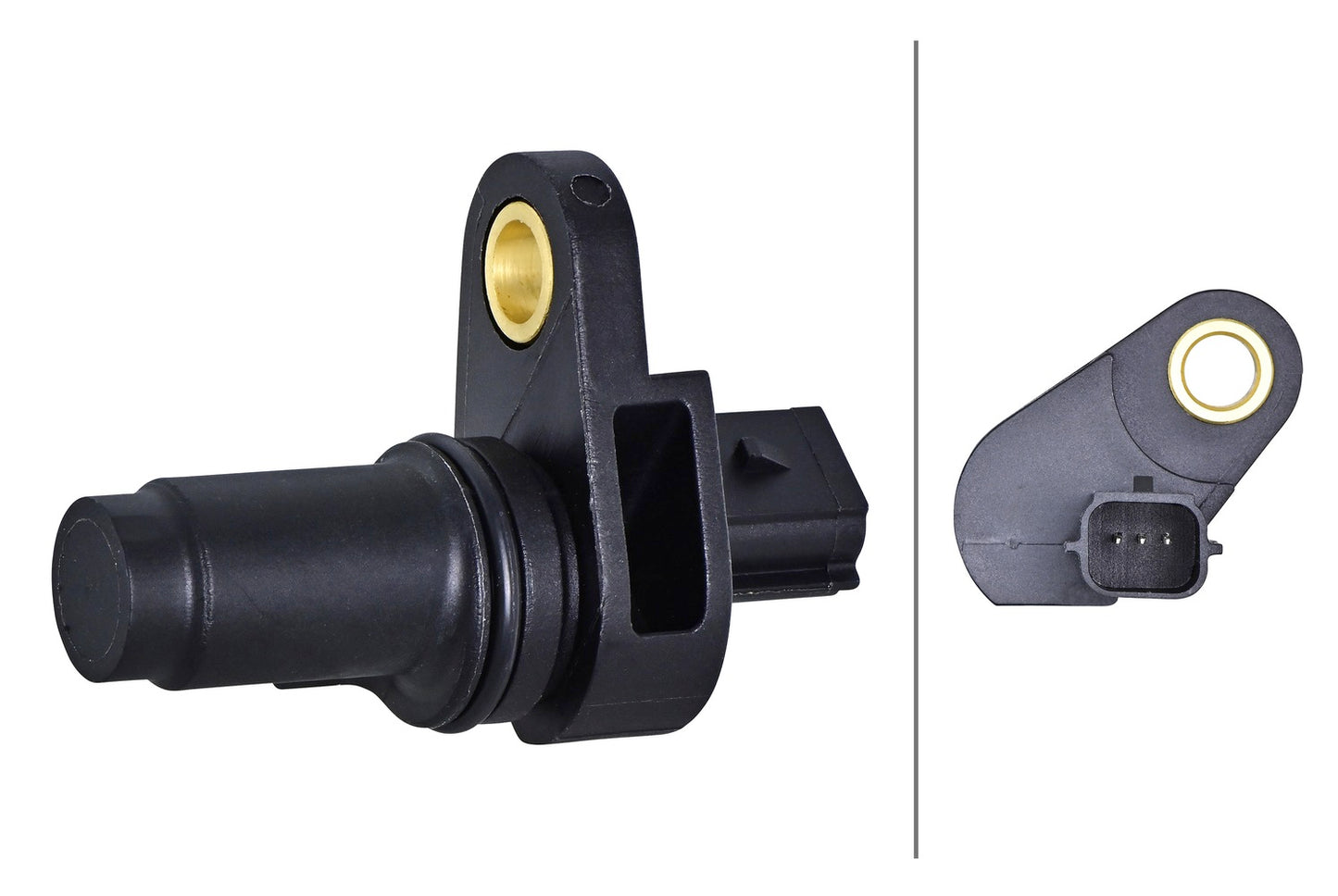 HELLA Sensor, crankshaft pulse - 3-pin connector - Bolted 6PU358191-121