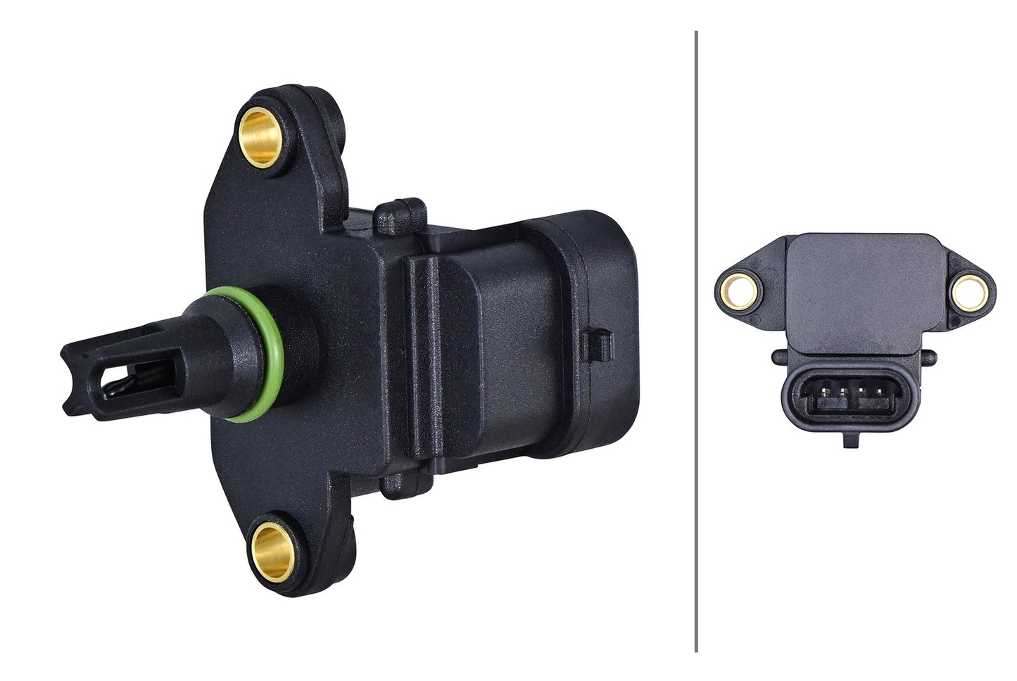 HELLA Sensor, boost pressure - 5V - 4-pin connector 6PP358152-461