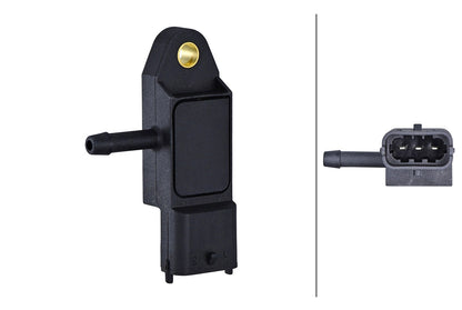 HELLA Sensor, boost pressure - 5V - 3-pin connector 6PP358152-571