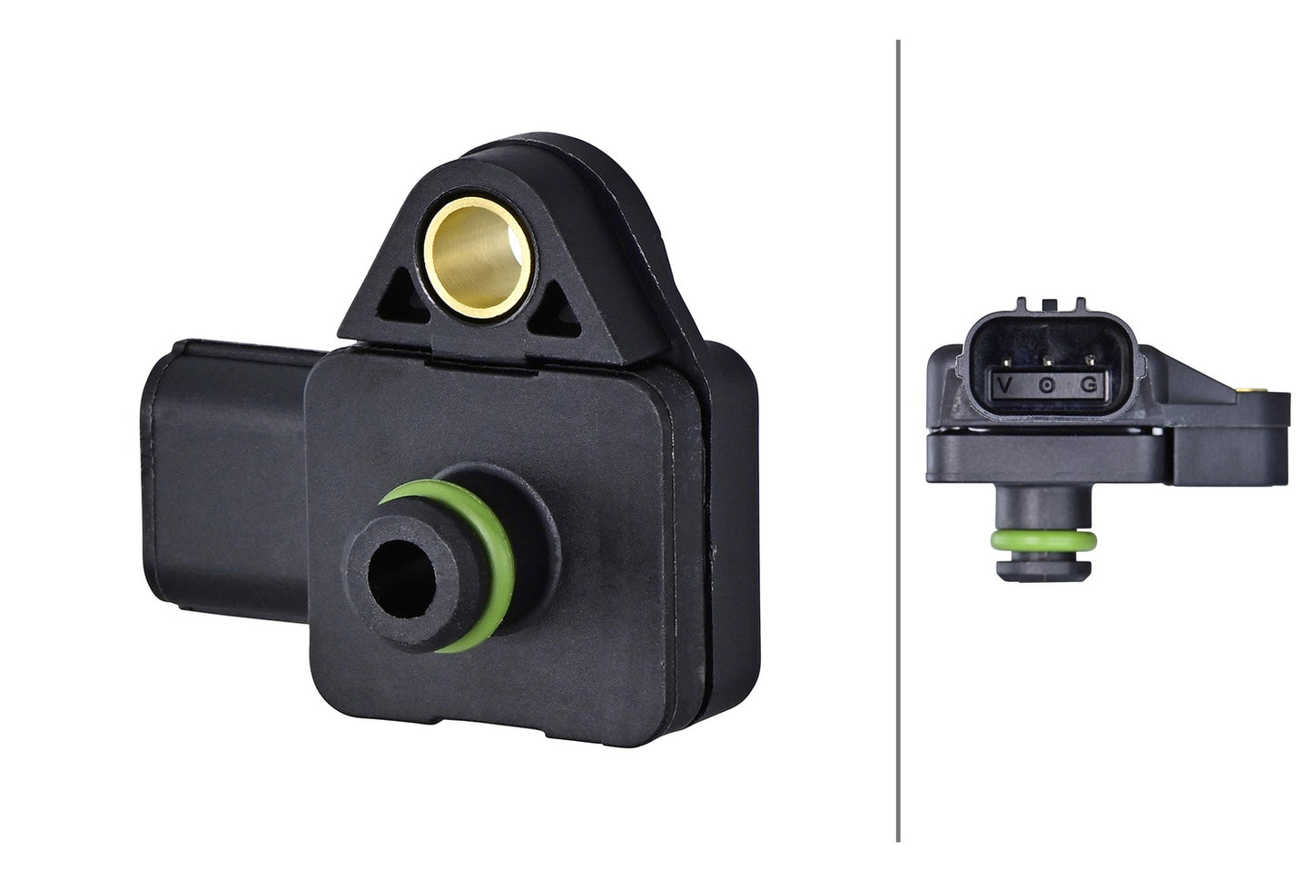 HELLA Sensor, boost pressure - 5V - 3-pin connector 6PP358152-581