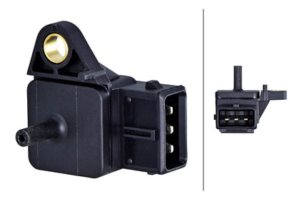 HELLA Sensor, boost pressure - 5V - 3-pin connector 6PP358152-681