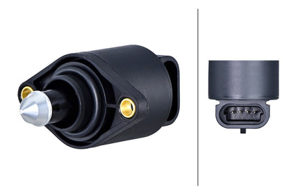 HELLA Idle Control Valve, air supply - 12V - 4-pin connector - Bolted - Electric - wit 6NW358192-171