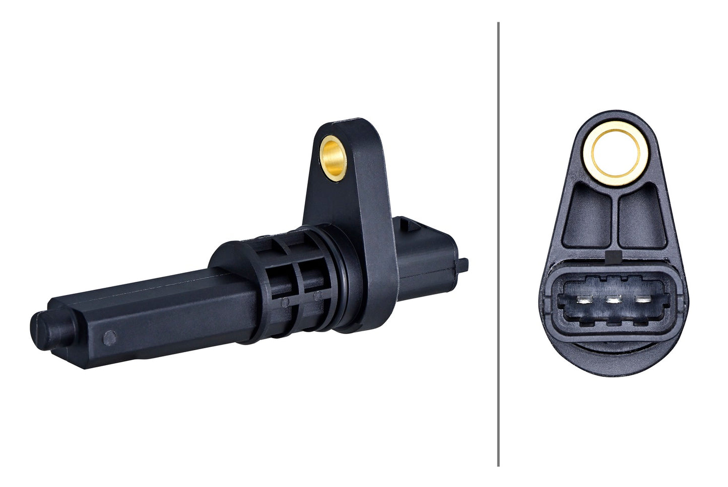 HELLA Sensor, speed/RPM - 12V - 3-pin connector - Bolted 6PU009145-351