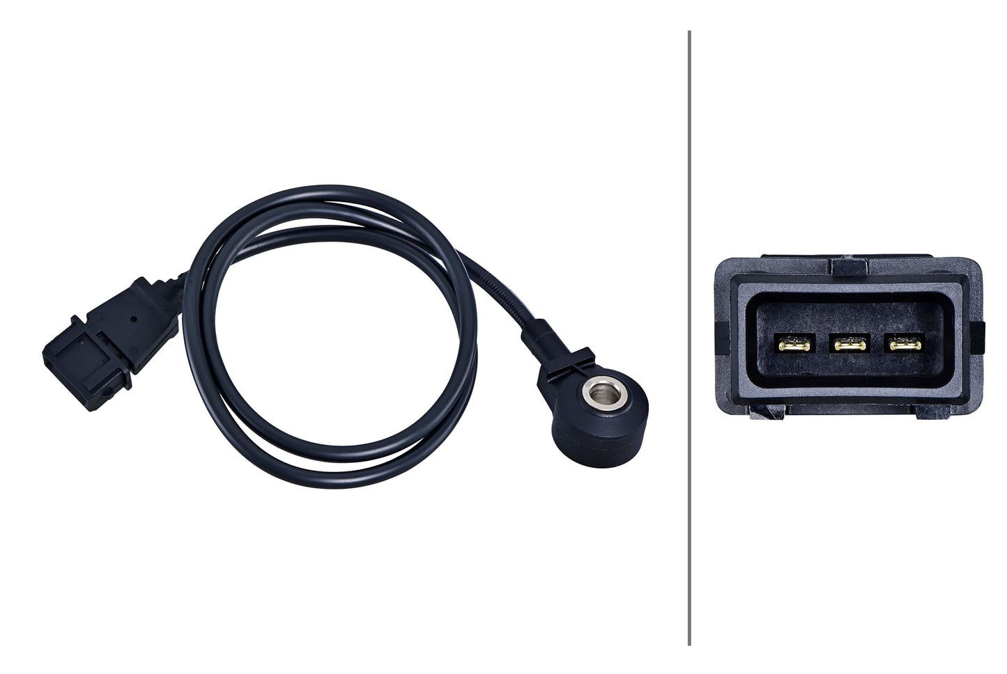HELLA Knock Sensor - 12V - 3-pin connector 6PG013114-391