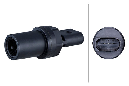 HELLA Sensor, speed/RPM - 12V - 3-pin connector - Plugged 6PU009145-341