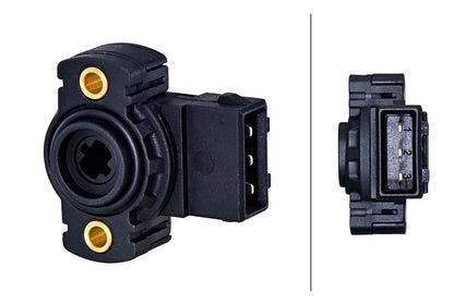 HELLA Sensor, throttle position - 12V - 3-pin connector 6PX008476-791