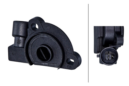 HELLA Sensor, throttle position - 12V - 3-pin connector 6PX008476-801