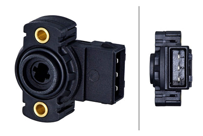 HELLA Sensor, throttle position - 12V - 3-pin connector 6PX008476-811