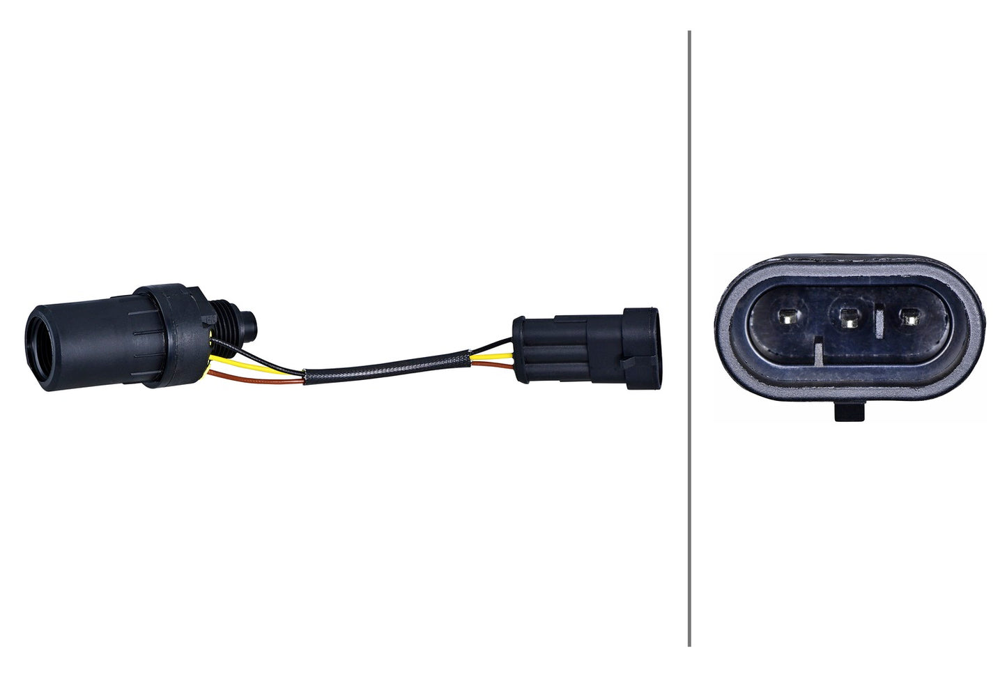 HELLA Sensor, speed/RPM - 12V - 3-pin connector - Ring Nut 6PU009145-391