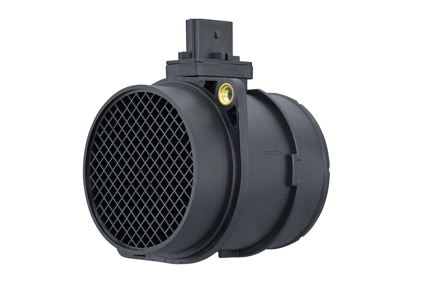 HELLA Mass Air Flow Sensor - 8-pin connector - Pipe-neck 8ET358166-441