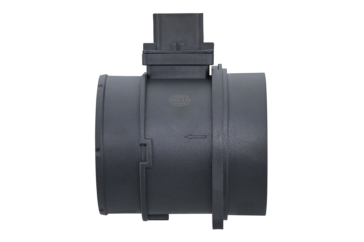 HELLA Mass Air Flow Sensor - 8-pin connector - Pipe-neck 8ET358166-441