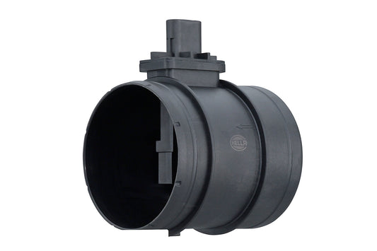 HELLA Mass Air Flow Sensor - 4-pin connector - Pipe-neck 8ET358166-451