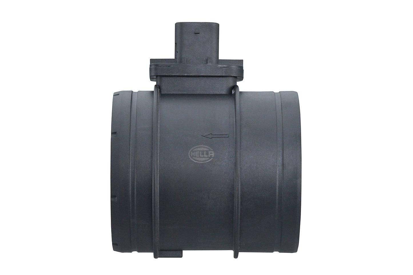 HELLA Mass Air Flow Sensor - 4-pin connector - Pipe-neck 8ET358166-451