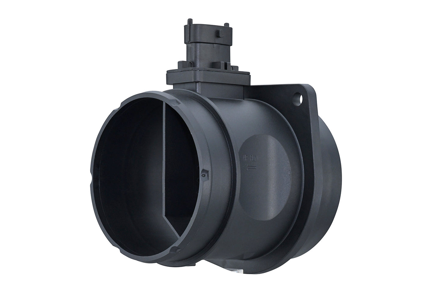 HELLA Mass Air Flow Sensor - 4-pin connector - Pipe-neck 8ET358166-611