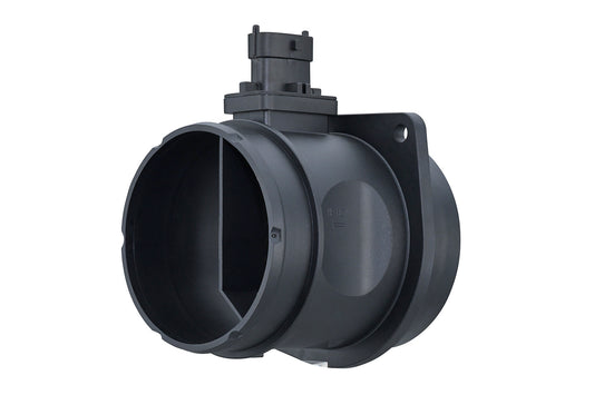 HELLA Mass Air Flow Sensor - 4-pin connector - Pipe-neck 8ET358166-611