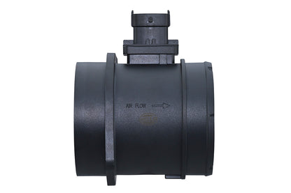 HELLA Mass Air Flow Sensor - 4-pin connector - Pipe-neck 8ET358166-611