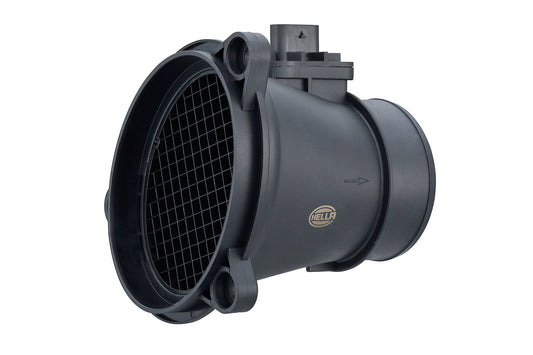 HELLA Mass Air Flow Sensor - 4-pin connector - Pipe-neck 8ET358166-631