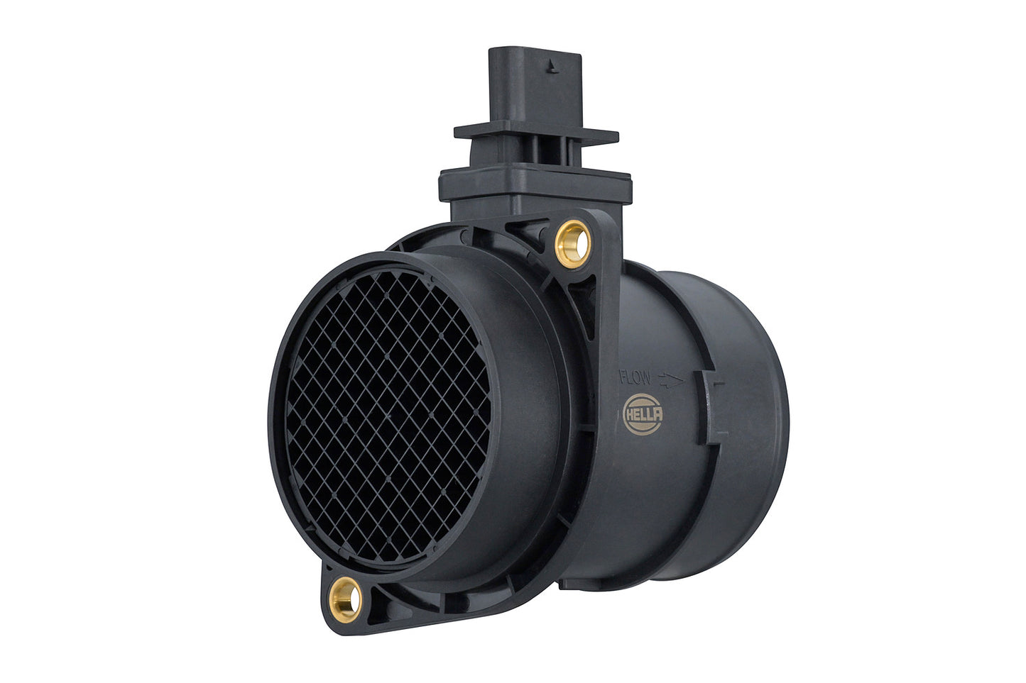 HELLA Mass Air Flow Sensor - 5-pin connector - Pipe-neck 8ET358166-651
