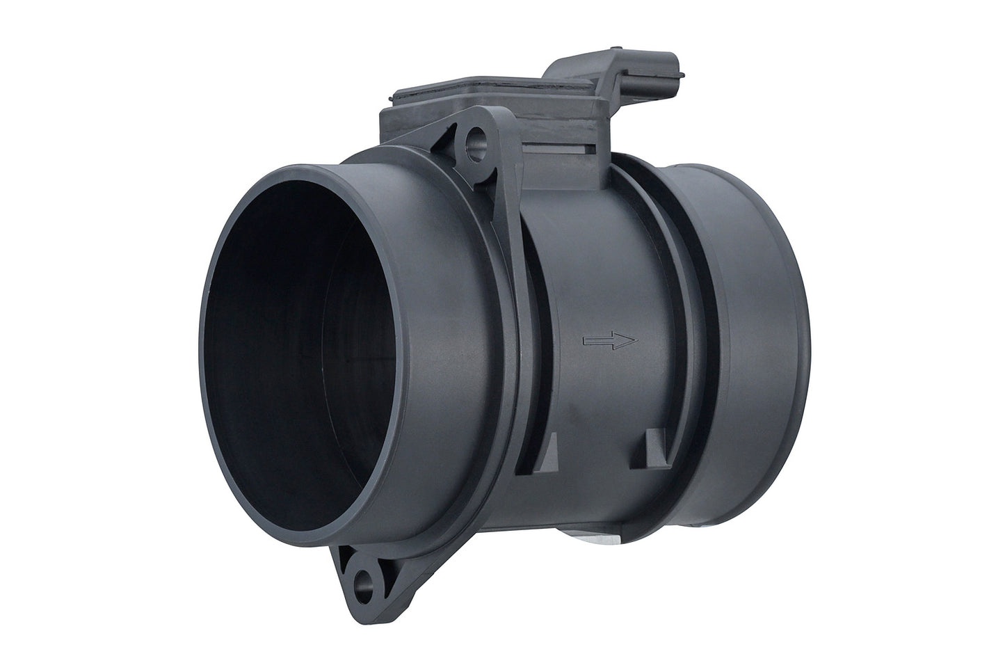 HELLA Mass Air Flow Sensor - 6-pin connector - Pipe-neck 8ET358166-661