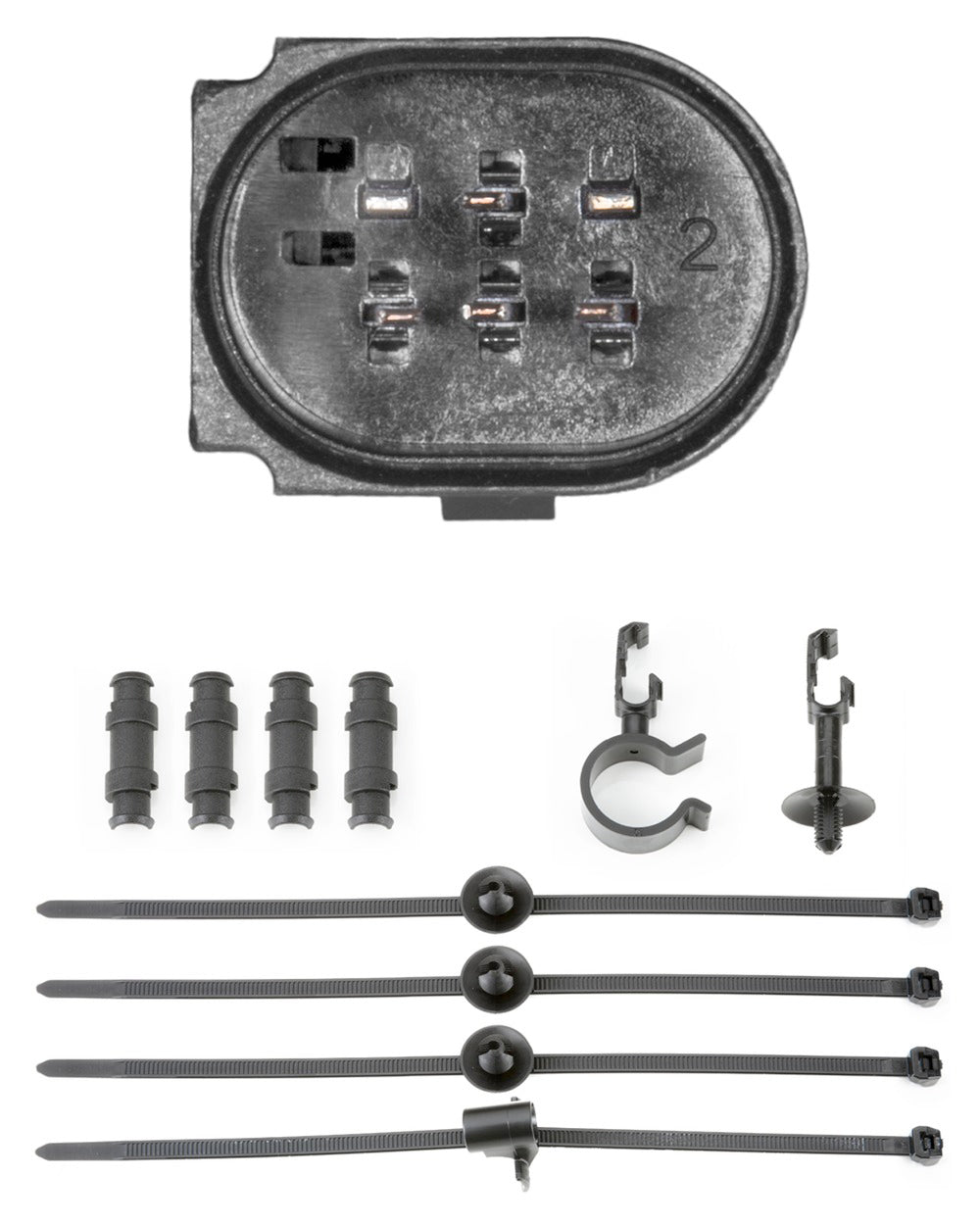 HELLA Oxygen sensor - 6-pin connector 6PA009166-791