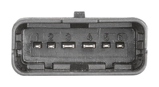 HELLA Mass Air Flow Sensor - 6-pin connector - Pipe-neck 8ET009142-001