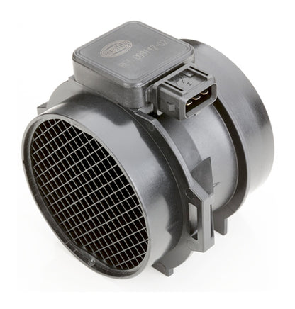 HELLA Mass Air Flow Sensor - 3-pin connector - Pipe-neck 8ET009142-021