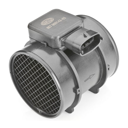 HELLA Mass Air Flow Sensor - 4-pin connector - Pipe-neck 8ET009142-031