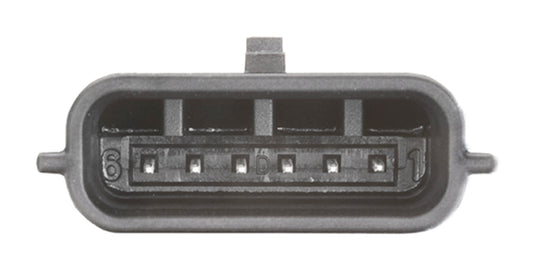 HELLA Mass Air Flow Sensor - 6-pin connector - Pipe-neck 8ET009142-131