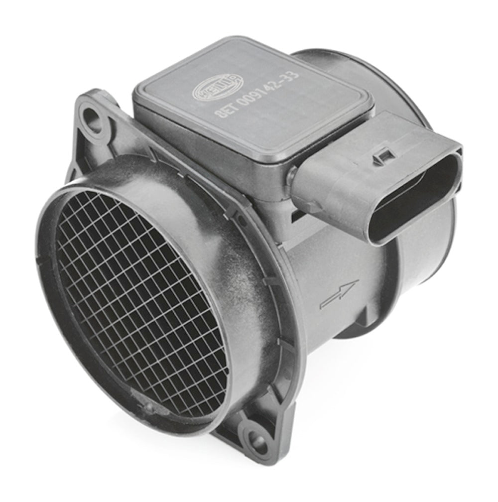 HELLA Mass Air Flow Sensor - 5-pin connector - Bolted 8ET009142-331