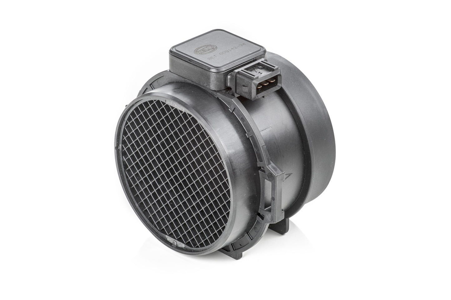 HELLA Mass Air Flow Sensor - 3-pin connector - Pipe-neck 8ET009142-341