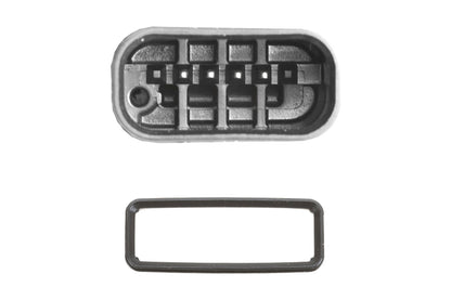 HELLA Mass Air Flow Sensor - 4-pin connector - Bolted 8ET009142-581