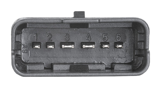 HELLA Mass Air Flow Sensor - 6-pin connector - Bolted 8ET009142-651