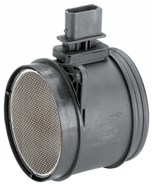 HELLA Mass Air Flow Sensor - 4-pin connector - Bolted 8ET009149-161