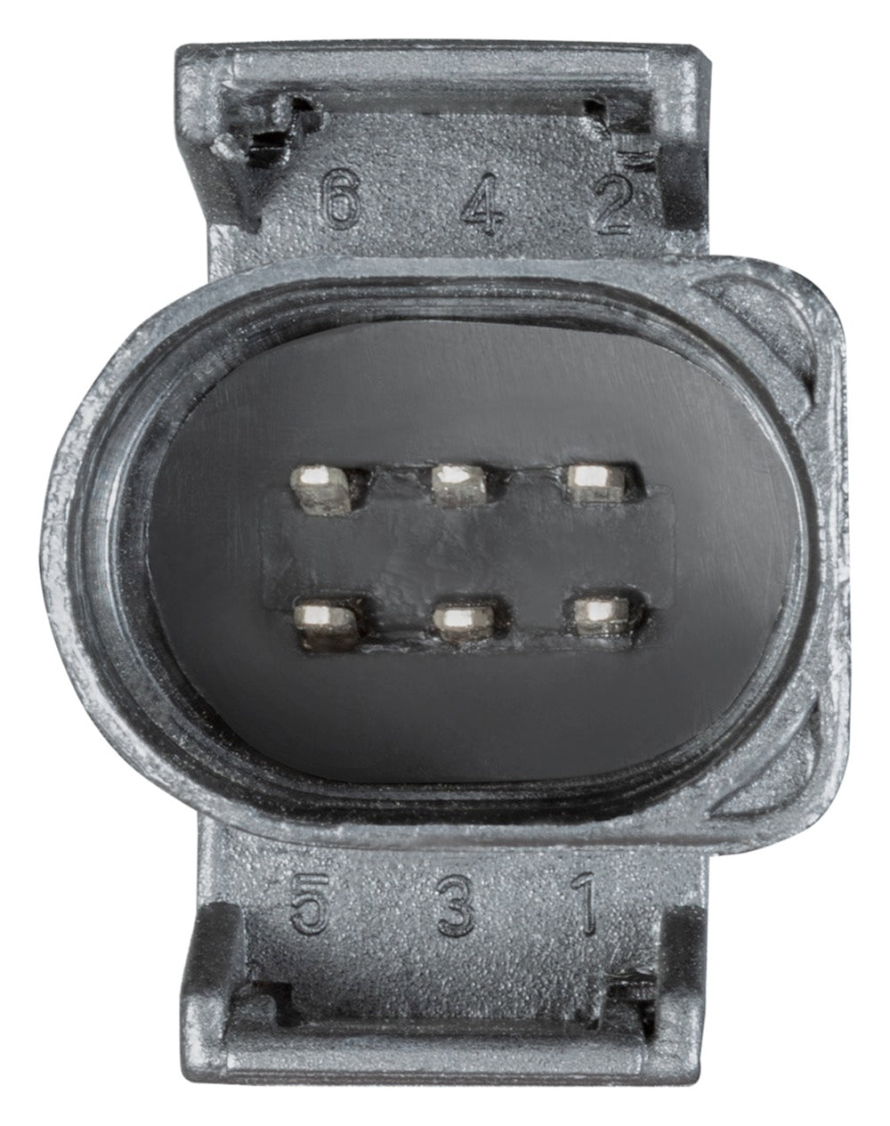 HELLA Mass Air Flow Sensor - 6-pin connector - Pipe-neck 8ET009149-671