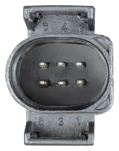 HELLA Mass Air Flow Sensor - 6-pin connector - Pipe-neck 8ET009149-671