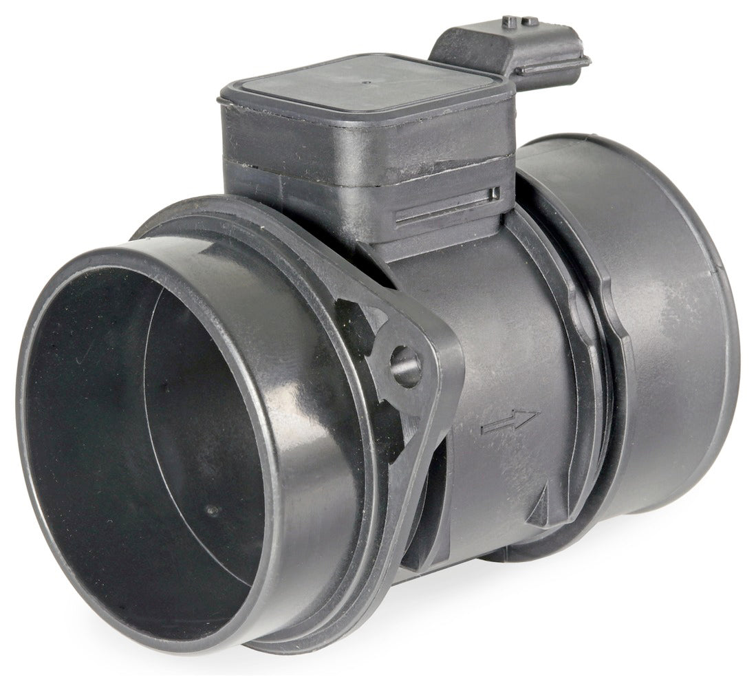 HELLA Mass Air Flow Sensor - 4-pin connector - Pipe-neck 8ET358095-131