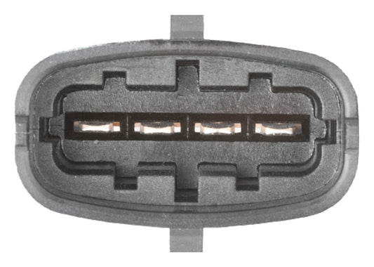 HELLA Mass Air Flow Sensor - 4-pin connector - Pipe-neck 8ET358095-191