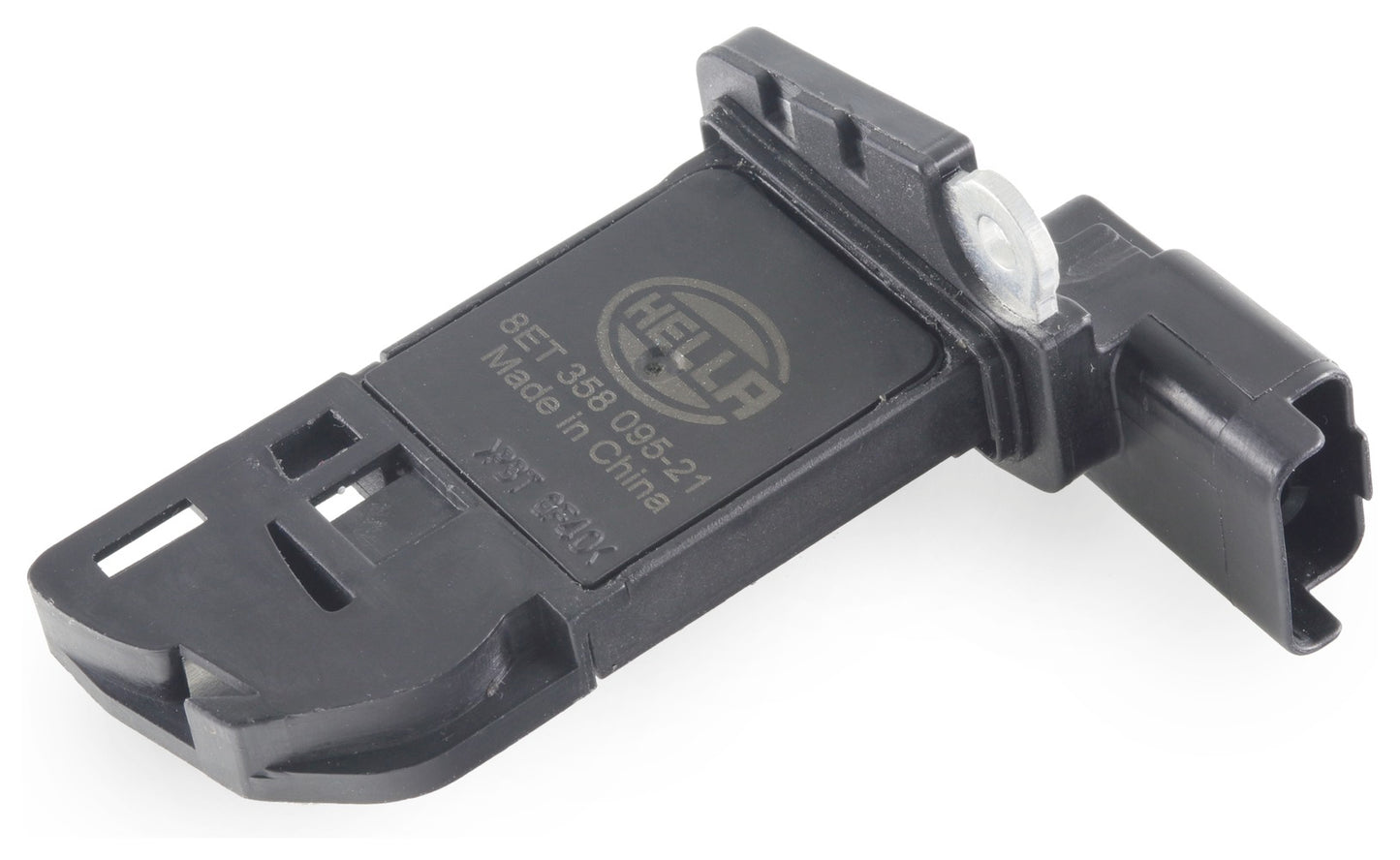 HELLA Mass Air Flow Sensor - 4-pin connector - Bolted 8ET358095-211