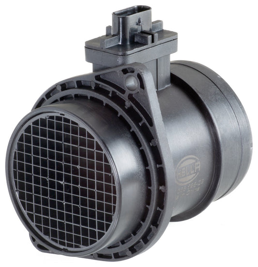 HELLA Mass Air Flow Sensor - 4-pin connector - Pipe-neck 8ET358095-291