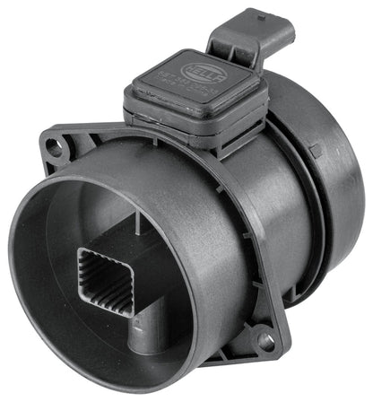 HELLA Mass Air Flow Sensor - 4-pin connector - Pipe-neck 8ET358095-331