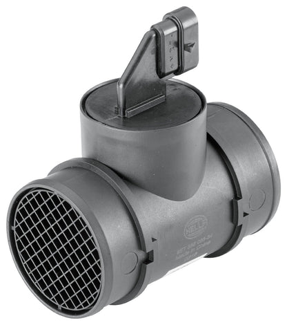 HELLA Mass Air Flow Sensor - 5-pin connector - Pipe-neck 8ET358095-341