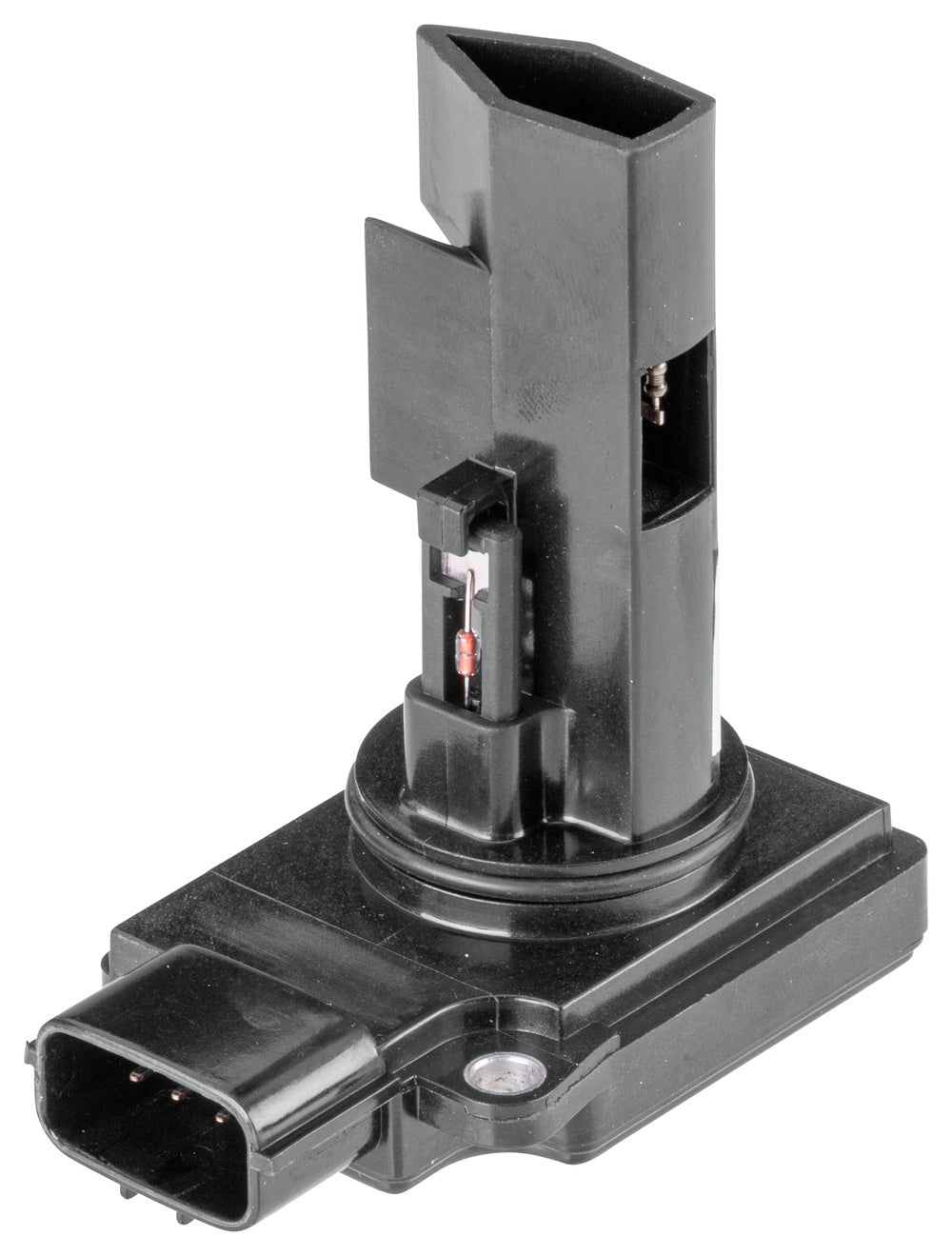 HELLA Mass Air Flow Sensor - 4-pin connector - Bolted 8ET358095-391
