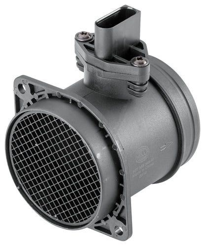 HELLA Mass Air Flow Sensor - 5-pin connector - Pipe-neck 8ET358095-401
