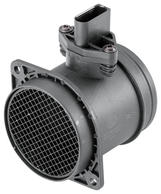 HELLA Mass Air Flow Sensor - 5-pin connector - Pipe-neck 8ET358095-401