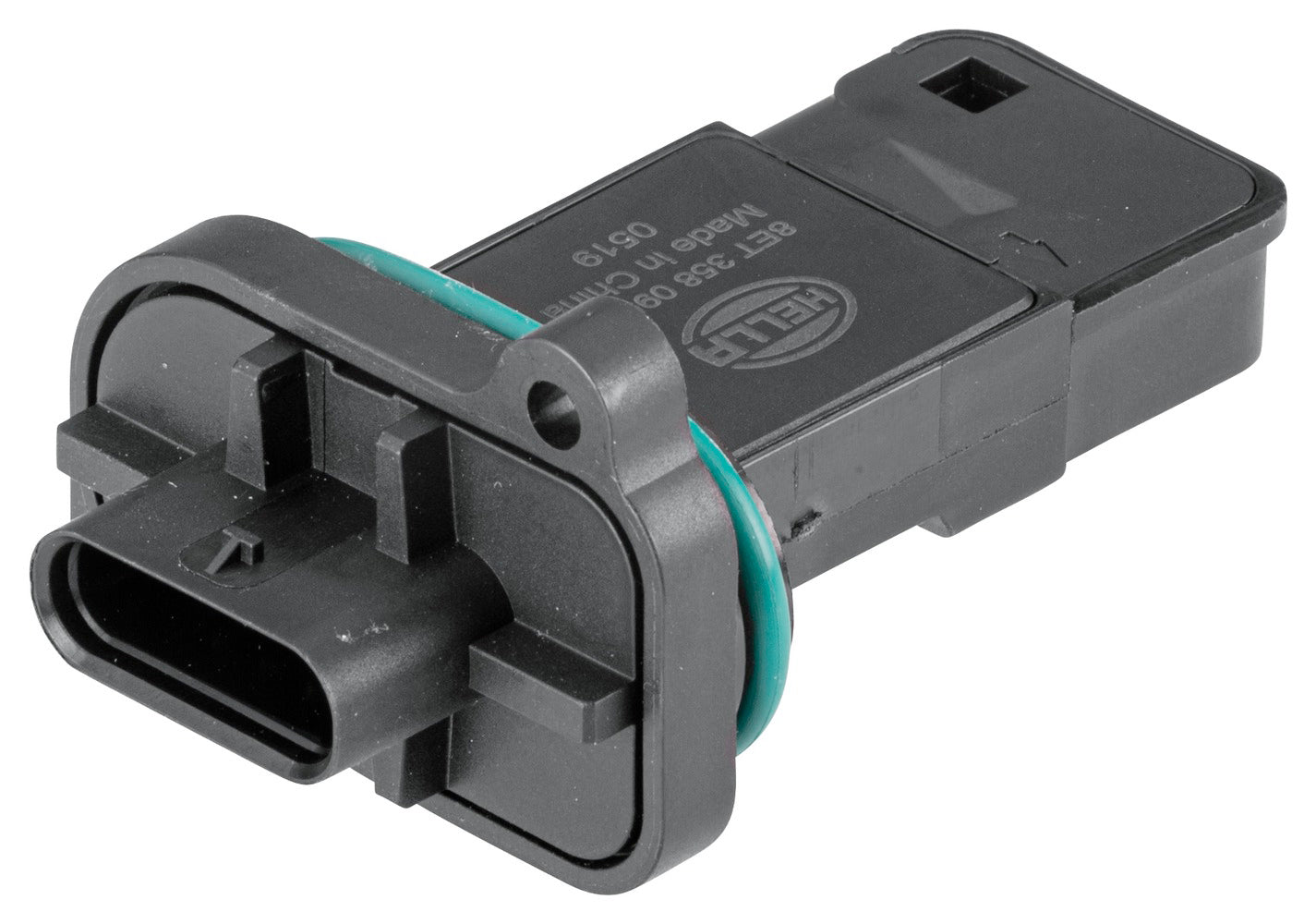 HELLA Mass Air Flow Sensor - 5-pin connector - Bolted 8ET358095-441